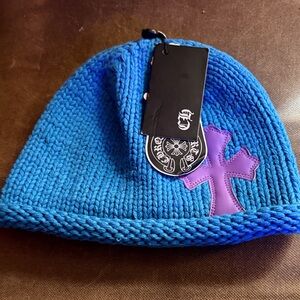 Chrome heart Knit Beanie